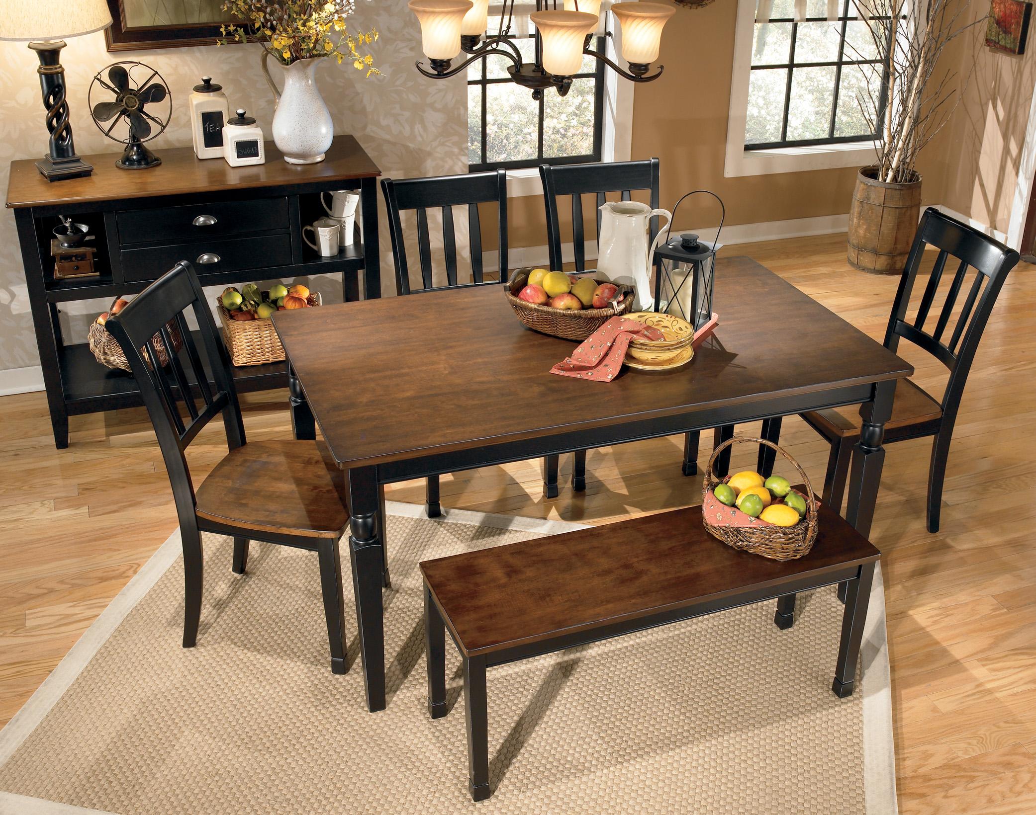 Large bench dining best sale table